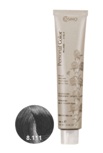 Cosmo Personal Color farba do włosów 8.111 INTENSYWNIE JASNT SZARY BLOND