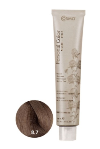 Cosmo Personal Color farba do włosów 8.7 TABACZKOWY JASNY BLOND