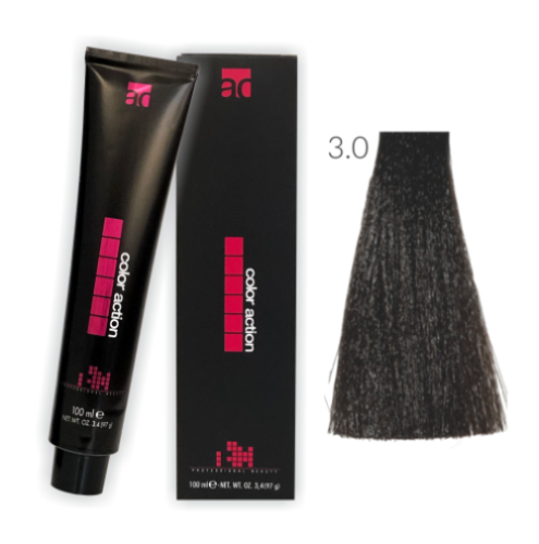 Color Action farba do włosów 3.0 100ml CIEMNY ORZECH/DARK CHESTNUT