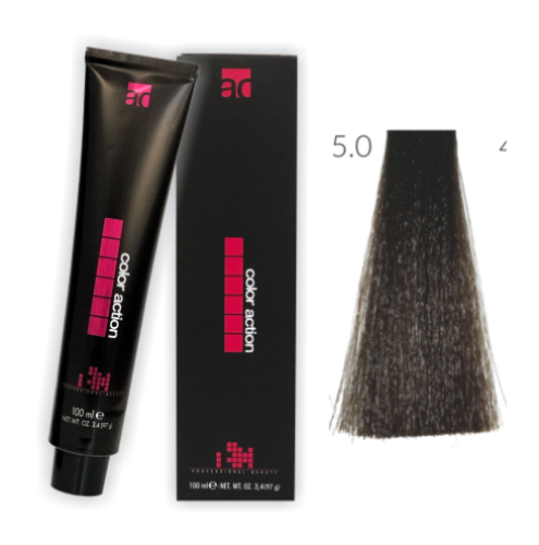 Color Action farba do włosów 5.0 100ml JASNY KASZTAN / LIGHT CHESTNUT