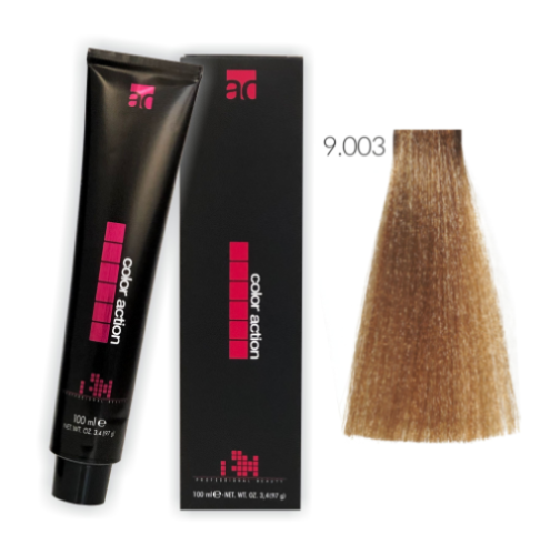Color Action farba do włosów 9.003 100ml BARDZO JASNY BLOND NATURALNIE ZŁOTY BAHIA