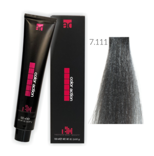 Color Action farba do włosów 7.111 100ml INTENSYWNIE POPIELATY BLOND