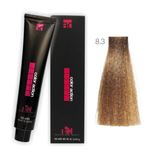 Color Action farba do włosów 8.3 100ml ZŁOTY JASNY BLOND