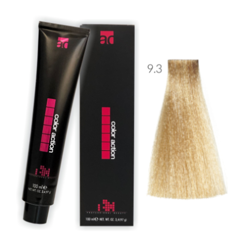 Color Action farba do włosów 9.3 100ml ZŁOTY BARDZO JASNY BLOND