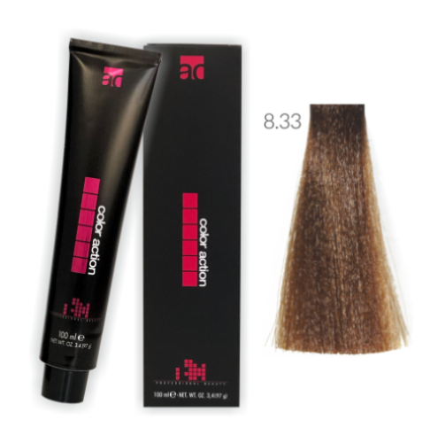 Color Action farba do włosów 8.33 100ml INTENSYWNIE JASNY ZŁOTY BLOND