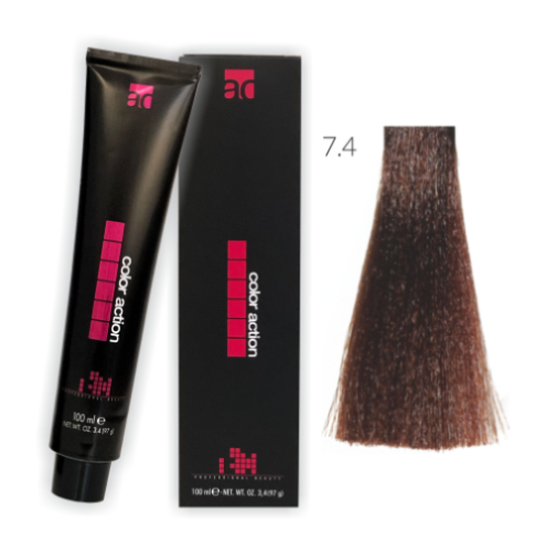 Color Action farba do włosów 7.4 100ml MIEDZIANY BLOND