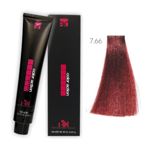 Color Action farba do włosów 7.66 100ml INTENSYWNIE CZERWONY BLOND
