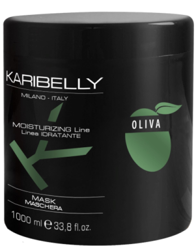 Karibelly Oliva Maska przywracająca nawilżenie i połysk 1000 ml
