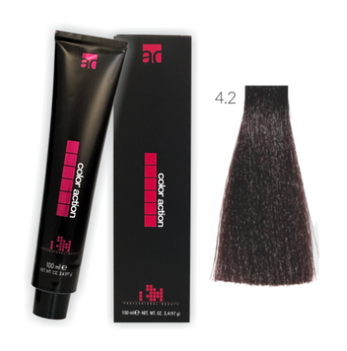 Color Action farba do włosów 4.2 100ml KASZTANOWY FIOLET