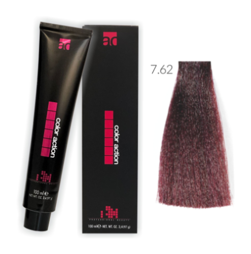 Color Action farba do włosów 7.62 100ml CZERWONO FIOLETOWY BLOND