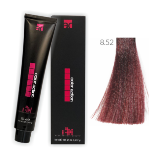 Color Action farba do włosów 8.52 100ml MAHONIOWO FIOLETOWY JASNY BLOND