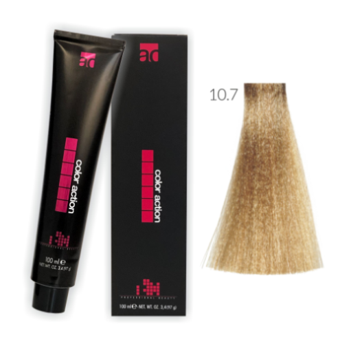 Action farba do włosów 10.7 100ml TABACZKOWY PLATYNOWY BLOND
