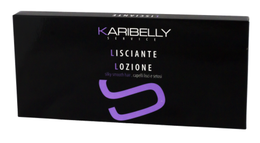Karibelly Liściaste Ampułki  wygładzające do włosów, ampułka 12x10 ml