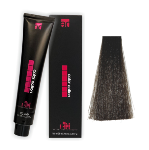 Color Action farba do włosów 5.00C 100ml INTENSYWNY ZIMNY JASNY BRĄZ