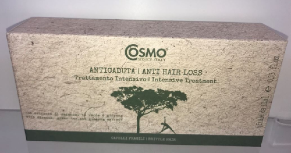 Cosmo Organic Anticaduta - ampułki organiczne zapobiegający wypadaniu włosów 6x10ml