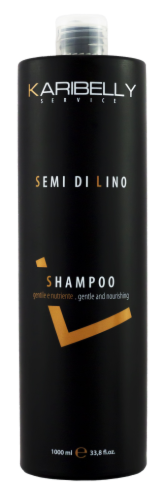 Karibelly Semi di lino Szampon delikatnie oczyszcza i chroni włosy 1000 ml