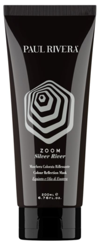 PAUL RIVERA ZOOM - maska koloryzująca bez amoniaku i utleniaczy 200ml SILVER - Srebrna