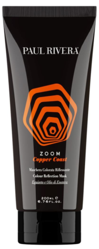 PAUL RIVERA ZOOM - maska koloryzująca bez amoniaku i utleniaczy 200ml Copper - Miedziany