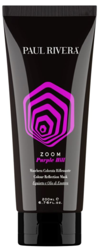 PAUL RIVERA ZOOM - maska koloryzująca bez amoniaku i utleniaczy 200ml PURPLE - fioletowy