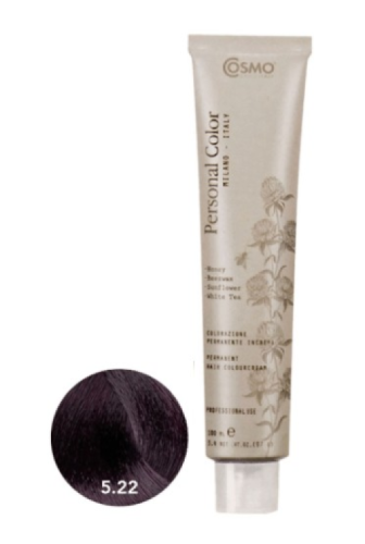 Cosmo Personal Color farba do włosów 5.22 INTENSYWNIE FIOLETOWY JASNY BRĄZ