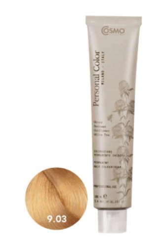 Cosmo Personal Color farba do włosów 9.03 NATURALNIE ZŁOTY BARDZO JASNY BLOND
