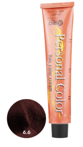 Cosmo Personal Color farba do włosów 6.6 CZERWONY CIEMNY BLOND