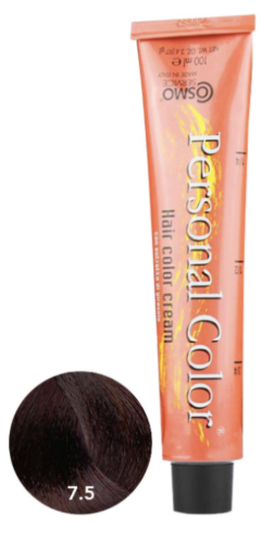 Cosmo Personal Color farba do włosów 7.5 MAHONIOWY BLOND