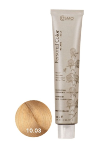 Cosmo Personal Color farba do włosów 10.03 PLATYNOWY BLOND NATURALNIE ZŁOTY