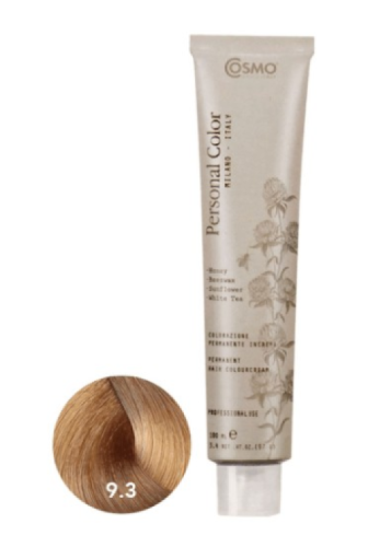 Cosmo Personal Color farba do włosów 9.3 ZŁOTY BARDZO JASNY BLOND