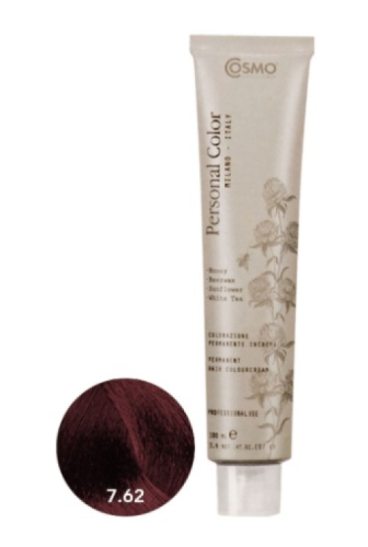 Cosmo Personal Color farba do włosów 7.62 CZERWONO FIOLETOWY BLOND