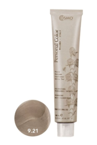 Cosmo Personal Color farba do włosów 9.21 FIOLETOWO SZARY BARDZO JASNY BLOND