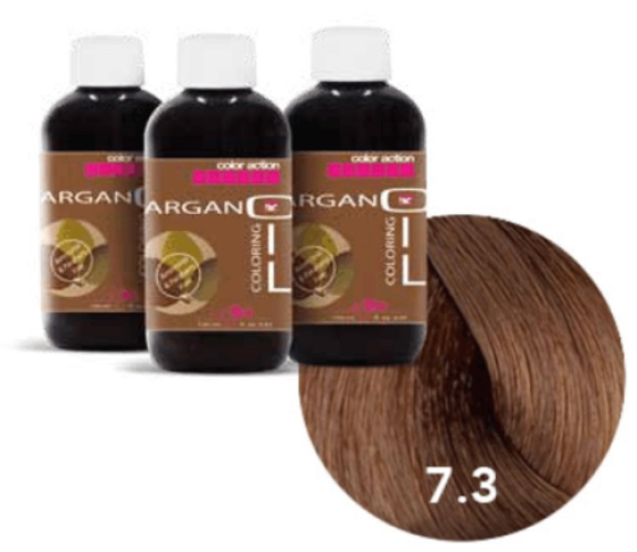 Color Action Argan Oil "7.3" - złoty blond