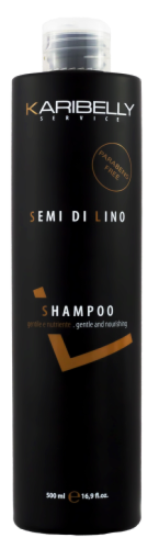 Karibelly Semi di lino Szampon delikatnie oczyszcza i chroni włosy 500 ml