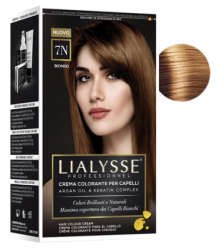 LIALYSSE - farba do włosów w kremie 7N - blond