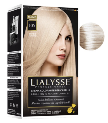 LIALYSSE - farba do włosów w kremie 10N - platynowy blond
