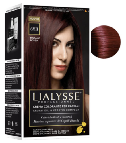 LIALYSSE - farba do włosów w kremie 6MR - mahoniowo-czerwony