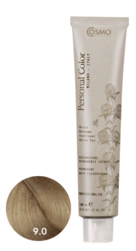 Cosmo Personal Color farba do włosów 9.0 BARDZO JASNY BLOND