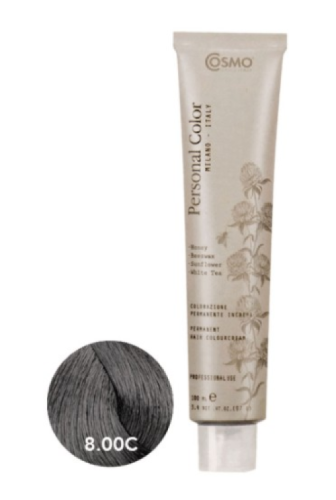 Cosmo Personal Color farba do włosów 8.00C INTENSYWNY ZIMNY JASNY BLOND