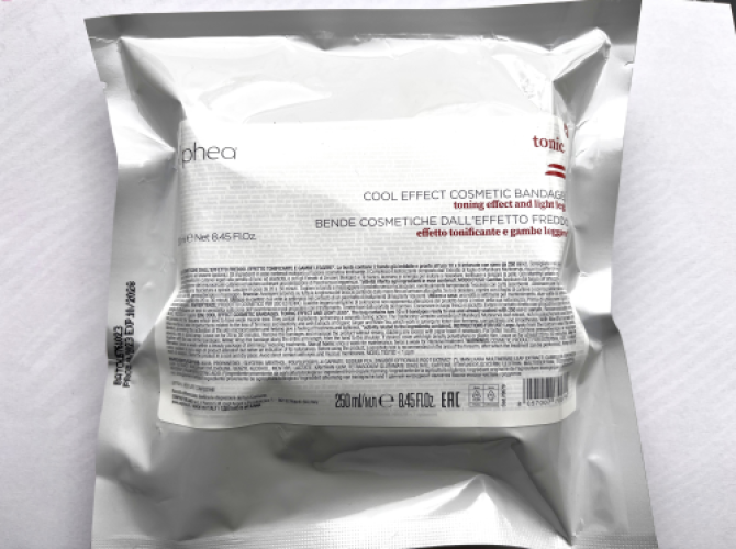 Alphea Tonic Cool Effect Cosmetic Bandages- bangaże kosmetyczne o efekcie chłodzącym-działanie ujędrniające 2 sztuki