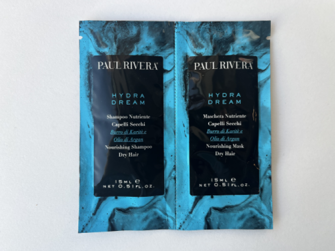 ZESTAW PAUL RIVERA HYDRA DREAM SZAMPON+MASKA 2X15ML intensywnie nawilżający 